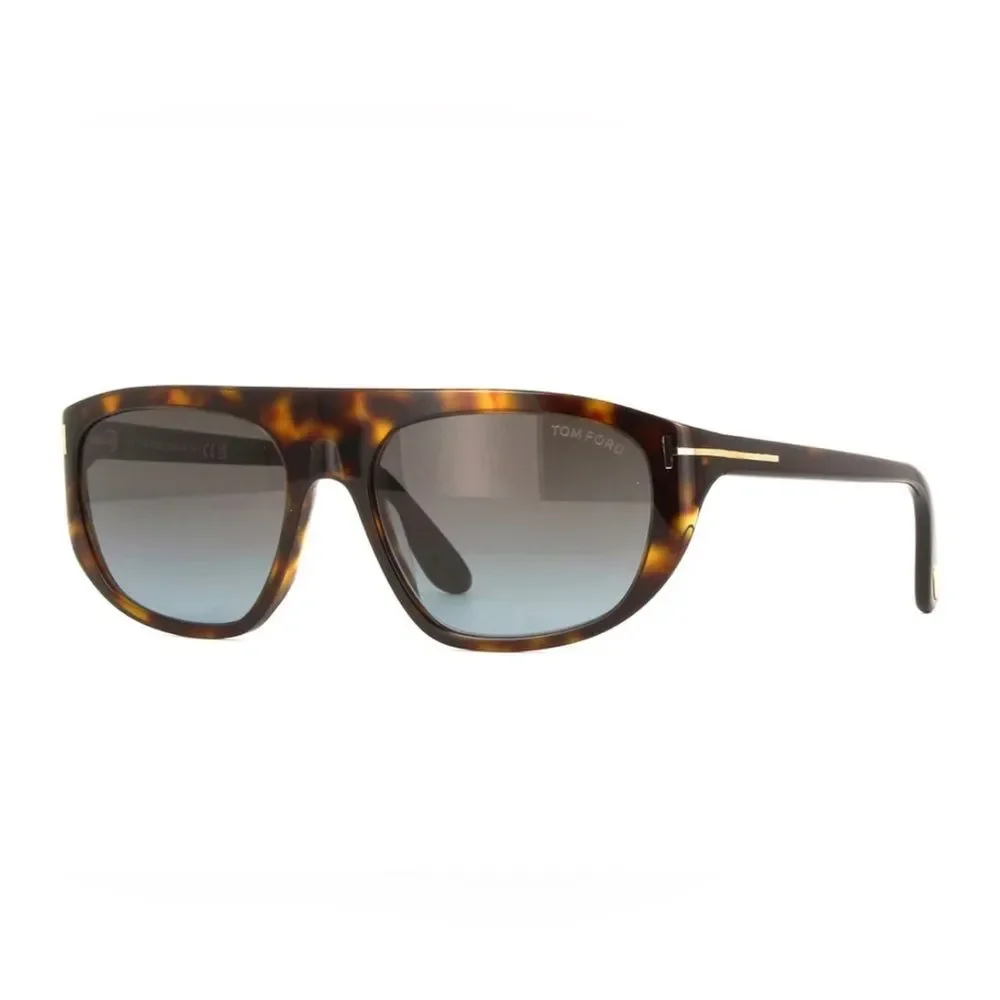 TOM FORD Rectangular Frame Sunglasses in Havana, NWT